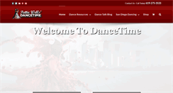 Desktop Screenshot of dancetime.com