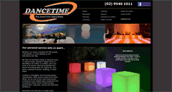 Desktop Screenshot of dancetime.com.au